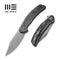 WEKNIFE Snick Flipper Knife Titanium Handle With Carbon Fiber Inlay (3.47" CPM 20CV Blade) WE19022F-2