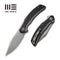 WEKNIFE Snick Flipper Knife Titanium Handle With G10 Inlay (3.47" CPM 20CV Blade) WE19022F-1