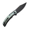 WEKNIFE Snick Flipper Knife Titanium Handle With G10 Inlay (3.47" CPM 20CV Blade) WE19022F-4