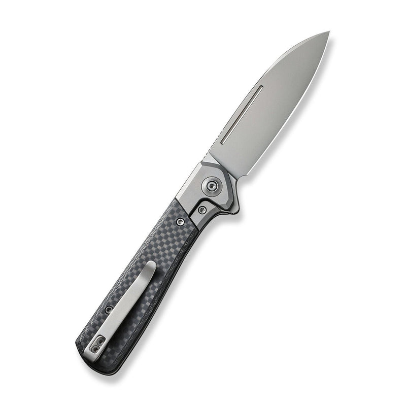 WEKNIFE Soothsayer Flipper Knife Titanium Handle With Carbon Fiber Inlay (3.48" CPM 20CV) WE20050-1