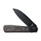 WEKNIFE Soothsayer Flipper Knife Titanium Handle With Carbon Fiber Inlay (3.48" CPM 20CV) WE20050-2
