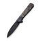 WEKNIFE Soothsayer Flipper Knife Titanium Handle With Carbon Fiber Inlay (3.48" CPM 20CV) WE20050-2