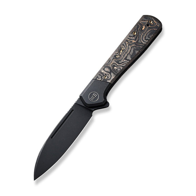 WEKNIFE Soothsayer Flipper Knife Titanium Handle With Carbon Fiber Inlay (3.48" CPM 20CV) WE20050-2