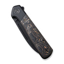 WEKNIFE Soothsayer Flipper Knife Titanium Handle With Carbon Fiber Inlay (3.48" CPM 20CV) WE20050-2