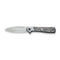 WEKNIFE Soothsayer Flipper Knife Titanium Handle With Carbon Fiber Inlay (3.48" CPM 20CV) WE20050-3