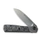 WEKNIFE Soothsayer Flipper Knife Titanium Handle With Carbon Fiber Inlay (3.48" CPM 20CV) WE20050-3