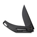 WEKNIFE Speedliner Flipper Knife Black Titanium Handle (3.39" Black Stonewashed CPM 20CV Blade) WE22045C-1