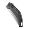 WEKNIFE Speedliner Flipper Knife Twill Carbon Fiber Handle (3.39" Silver Bead Blasted CPM 20CV Blade) WE22045B-1