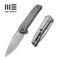 WEKNIFE Speedster Flipper Knife Titanium Handle (3.47" CPM 20CV Blade) WE21021B-1