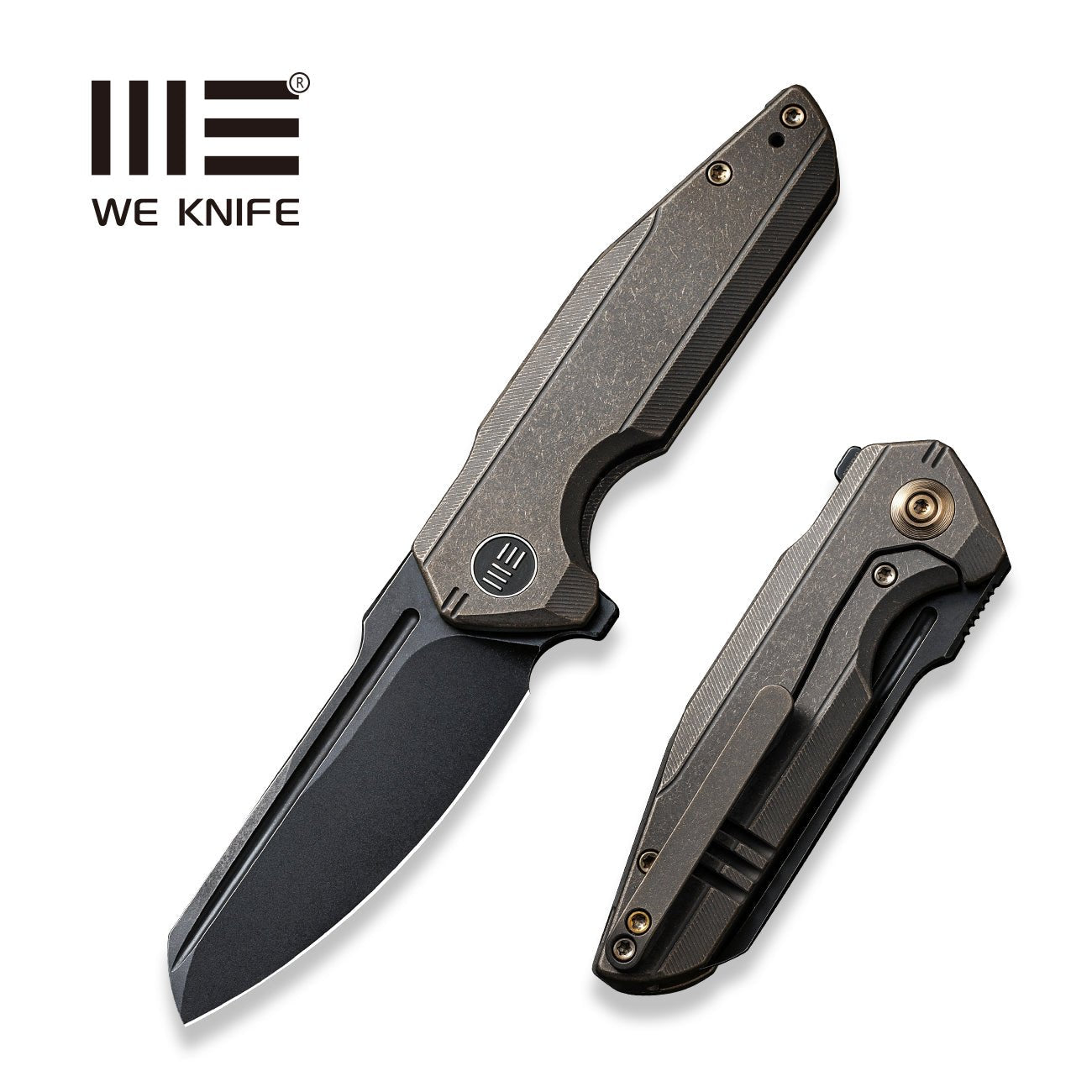 WEKNIFE StarHawk Flipper Knife Titanium Handle CPM 20CV Blade – We