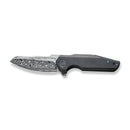 WEKNIFE StarHawk Flipper Knife Titanium Handle (2.81" Damasteel Blade) WE21017-DS1