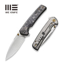 WEKNIFE Subjugator Flipper & Thumb Stud Knife Carbon Fiber With Titanium Lock Side Handle (3.48" CPM 20CV Blade) WE21014D-1