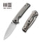 WEKNIFE Subjugator Flipper & Thumb Stud Knife Titanium Handle (3.48" CPM 20CV Blade) WE21014C-1