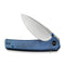 WEKNIFE Subjugator Flipper & Thumb Stud Knife Titanium Handle (3.48" CPM 20CV Blade) WE21014C-3