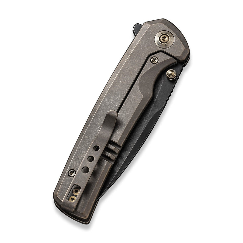 WEKNIFE Subjugator Flipper & Thumb Stud Knife Titanium Handle (3.48" CPM 20CV Blade) WE21014C-4