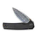 WEKNIFE Subjugator Flipper & Thumb Stud Knife Titanium Handle (3.48" Damasteel Blade) WE21014C-DS1