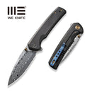 WEKNIFE Subjugator Flipper & Thumb Stud Knife Titanium Handle (3.48" Damasteel Blade) WE21014C-DS1