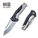 WEKNIFE Sugga Flipper Knife Titanium Handle With Carbon Fiber Inlay (3.55" CPM S35VN Blade) 915A