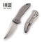 WEKNIFE Synergy2 Flipper Knife Titanium Integral Handle (3.49" M390 Blade) 912A