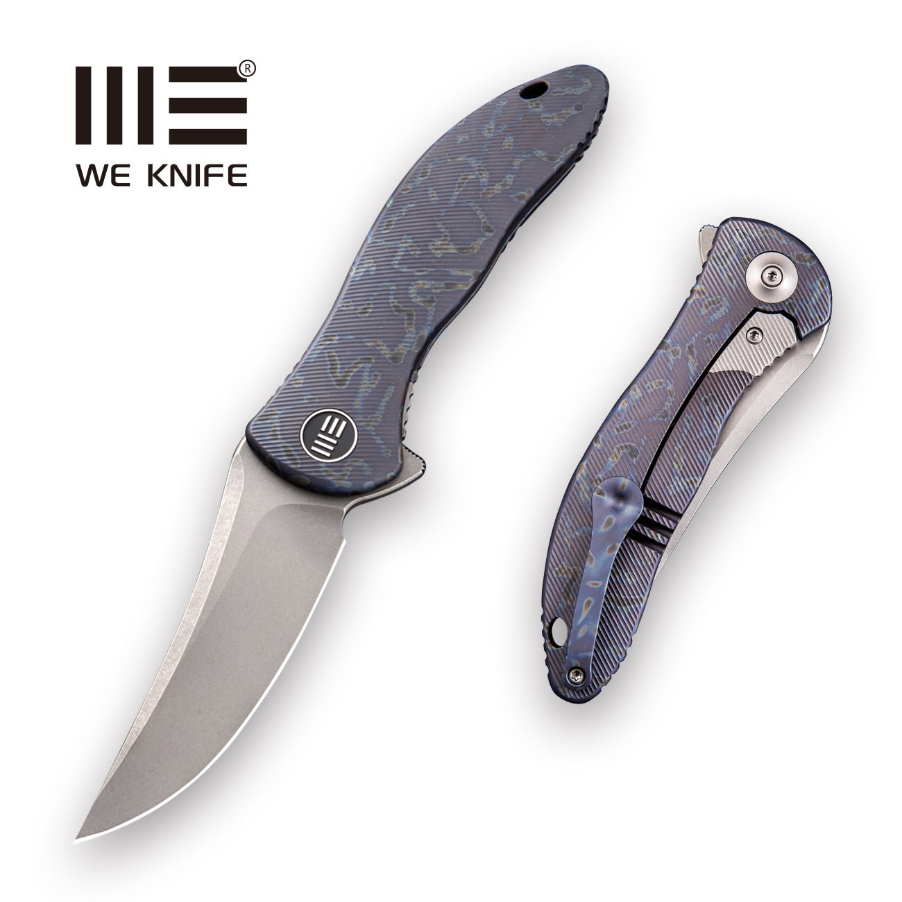 WEKNIFE Synergy2 Flipper Knife Titanium Handle M390 Blade – We Knife