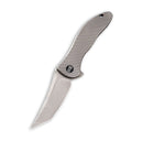 WEKNIFE Synergy2 Flipper Knife Titanium Integral Handle (3.49" M390 Blade) 912C