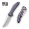 WEKNIFE Synergy2 Flipper Knife Titanium Integral Handle (3.49" M390 Blade) 912D