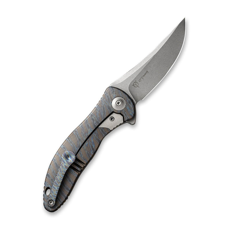 WEKNIFE Synergy2 Flipper Knife Titanium Integral Handle M390 Blade – We ...