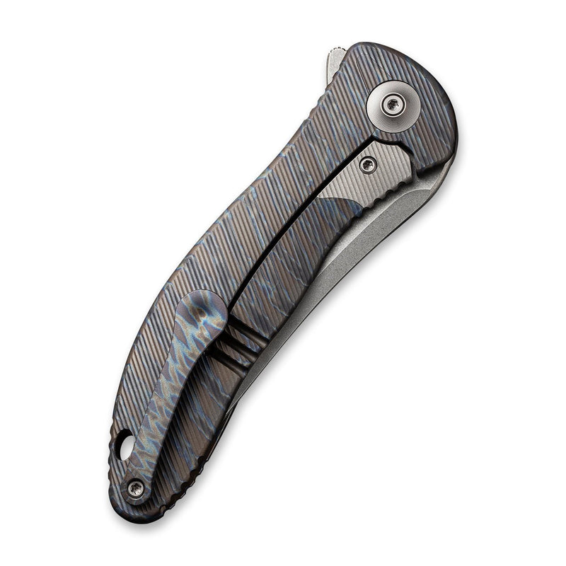 WEKNIFE Synergy2 Flipper Knife Titanium Integral Handle (3.49" M390 Blade) 912E
