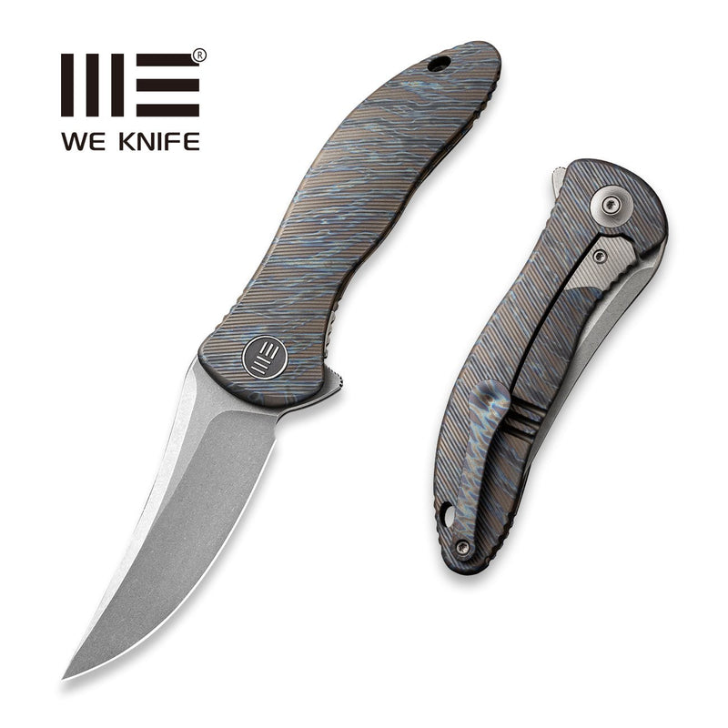 WEKNIFE Synergy2 Flipper Knife Titanium Integral Handle (3.49" M390 Blade) 912E