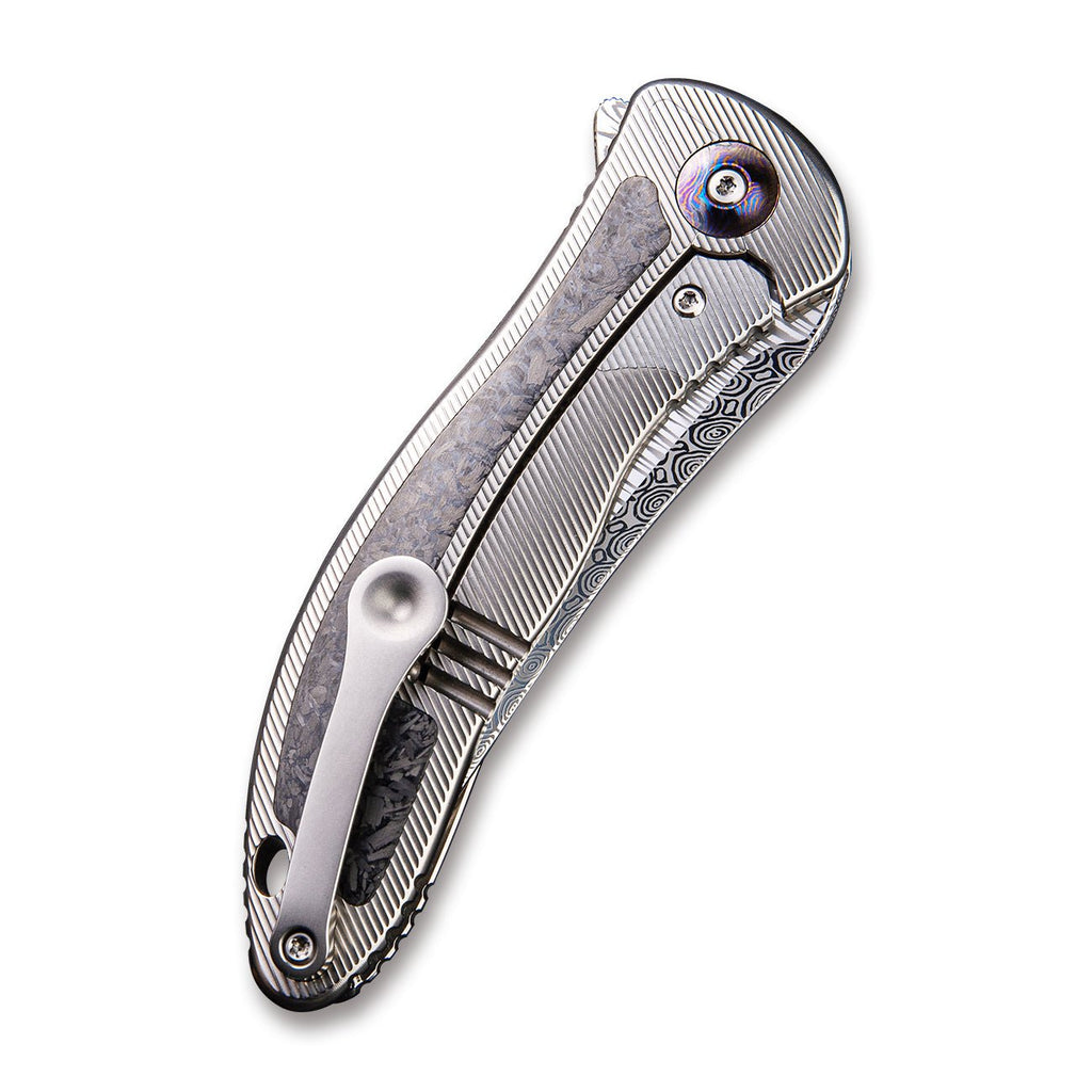 WEKNIFE Synergy2 Flipper Knife Titanium Integral Handle With Carbon ...