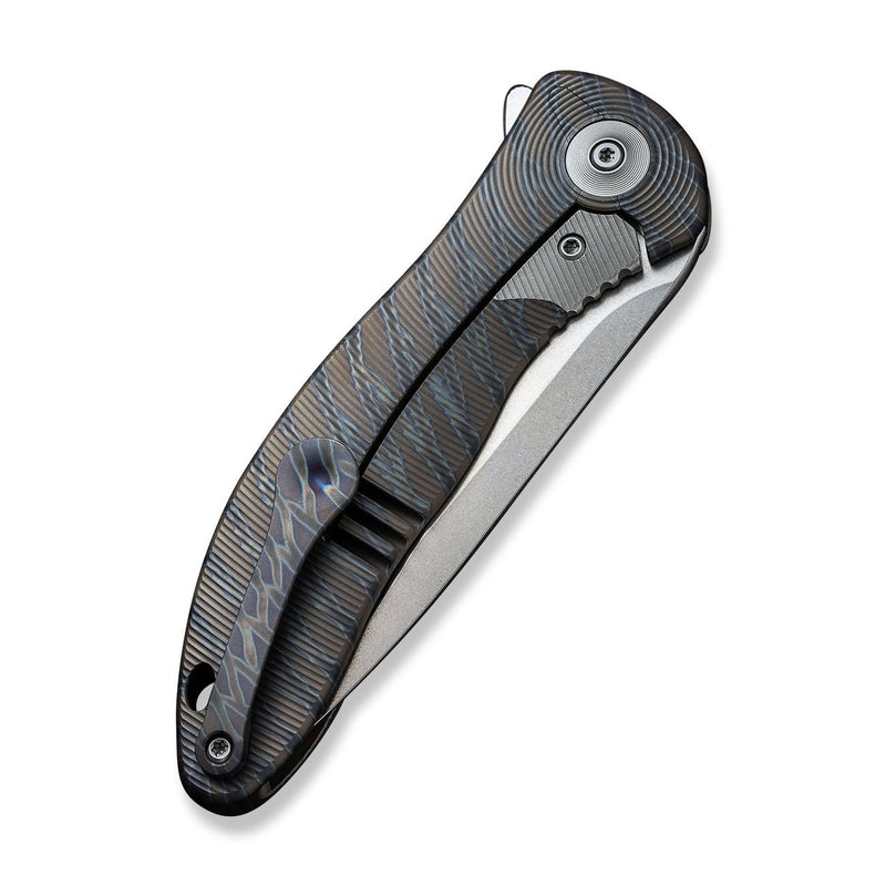 WEKNIFE Synergy2v2 Flipper Knife Titanium Handle (3.49" CPM 20CV Blade) WE18046D-2