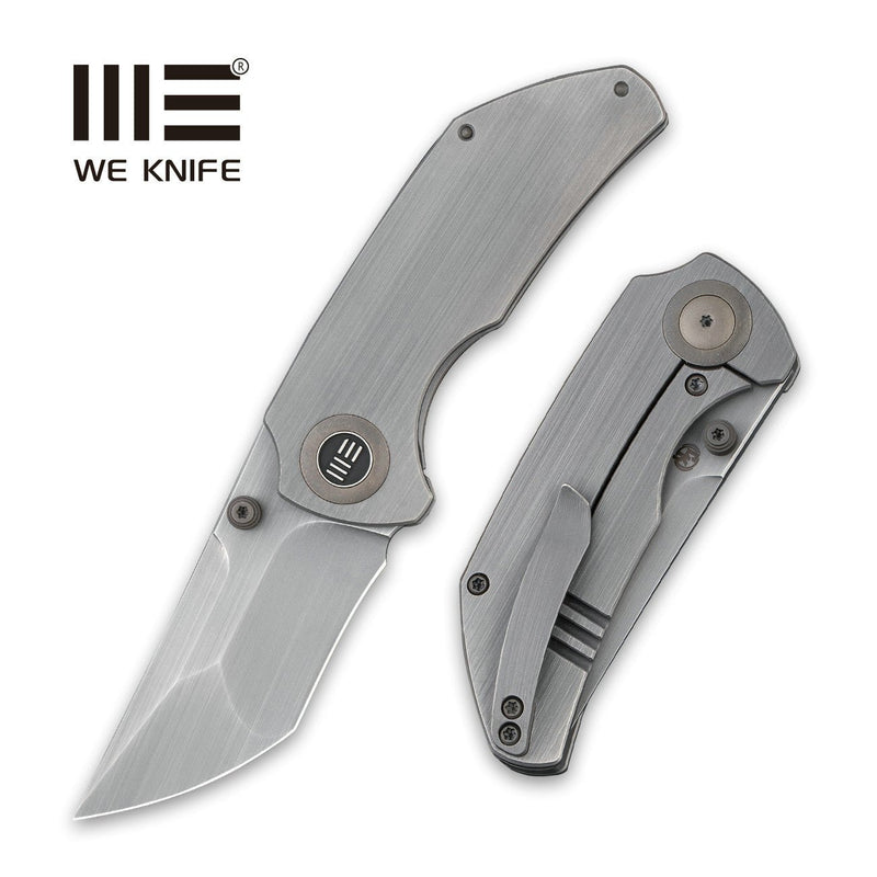 WEKNIFE Thug Thumb Stud Knife Titanium Handle (2.69" CPM 20CV Blade) 2103B