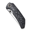 WEKNIFE Thug XL Thumb Stud Knife Carbon Fiber With Titanium Lock Side Handle (3.35" CPM 20CV Blade) WE20028E-1