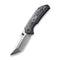 WEKNIFE Thug XL Thumb Stud Knife Carbon Fiber With Titanium Lock Side Handle (3.35" CPM 20CV Blade) WE20028E-1