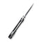 WEKNIFE Thug XL Thumb Stud Knife Carbon Fiber With Titanium Lock Side Handle (3.35" CPM 20CV Blade) WE20028E-1