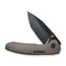 WEKNIFE Trogon Thumb Stud Knife Titanium Handle (3.2" CPM 20CV Blade) WE22002-2