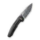 WEKNIFE Trogon Thumb Stud Knife Titanium Handle (3.2" Damasteel Blade) WE22002B-DS1