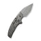 WEKNIFE Typhoeus Adjustable Fixed Blade Knife Titanium Handle (2.27" CPM 20CV Blade) WE21036B-2