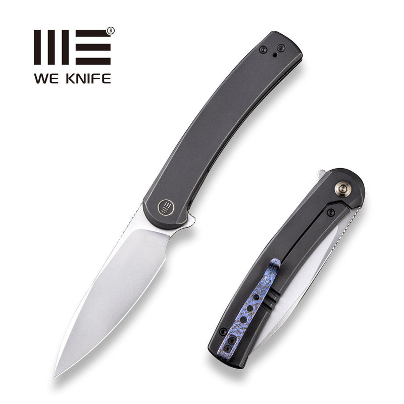 WEKNIFE Upshot Flipper Knife Titanium Handle (3.47" CPM 20CV Blade) 2102A