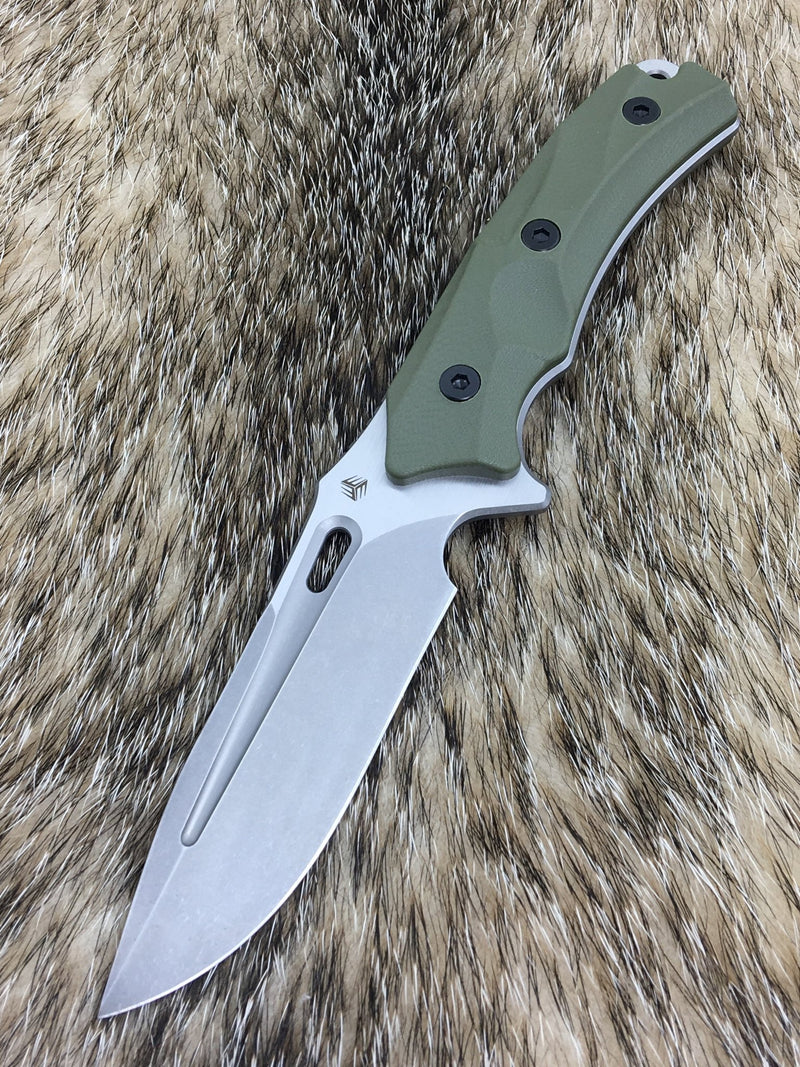 WEKNIFE Vindex Sabres Knife G10 Handle (4.3" D2 Blade) 802A