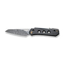 WEKNIFE Vision R Manual Thumb Knife Titanium Handle (3.54" Damasteel Blade) WE21031-DS1