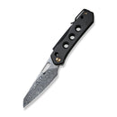 WEKNIFE Vision R Manual Thumb Knife Titanium Handle (3.54" Damasteel Blade) WE21031-DS1