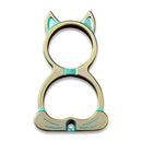 WEKNIFE WE Cat Titanium Material Collectible Knuckle With S/S Bead Chain A-07A