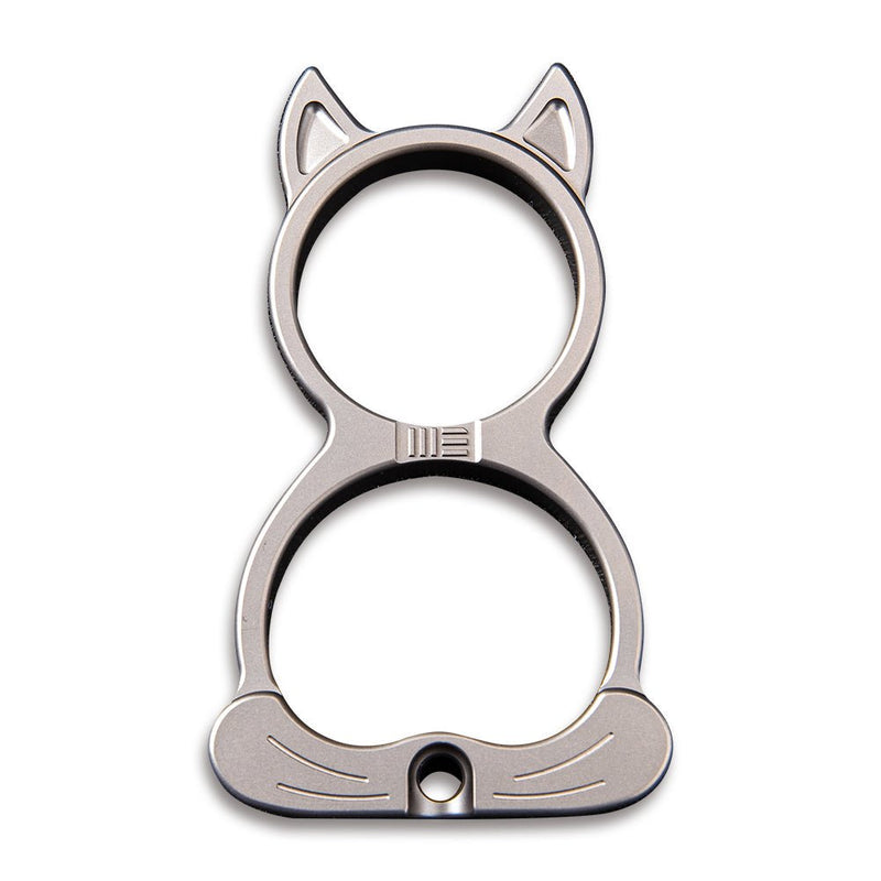 WEKNIFE WE Cat Titanium Material Collectible Knuckle With S/S Bead Chain A-07D