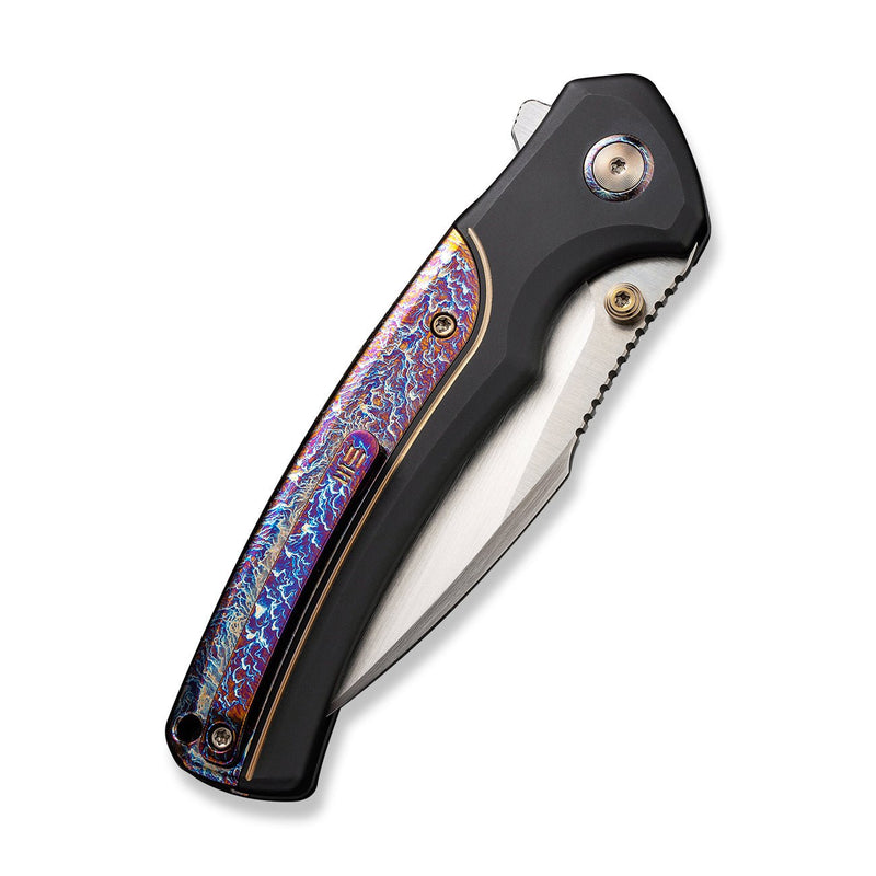 We WEKNIFE & CPM Handle Knife Thumb – Titanium & Stud Flipper Lock 20CV Button Knife Ziffius