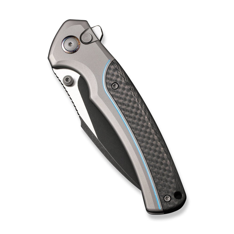 WEKNIFE Ziffius Flipper & Thumb Stud & Button Lock Knife Titanium & Carbon  Fiber Handle CPM 20CV – We Knife