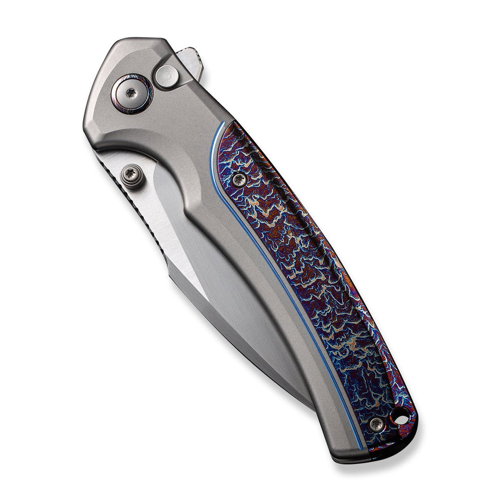 Titanium 20CV Button Knife We Ziffius CPM – Handle Knife WEKNIFE Lock