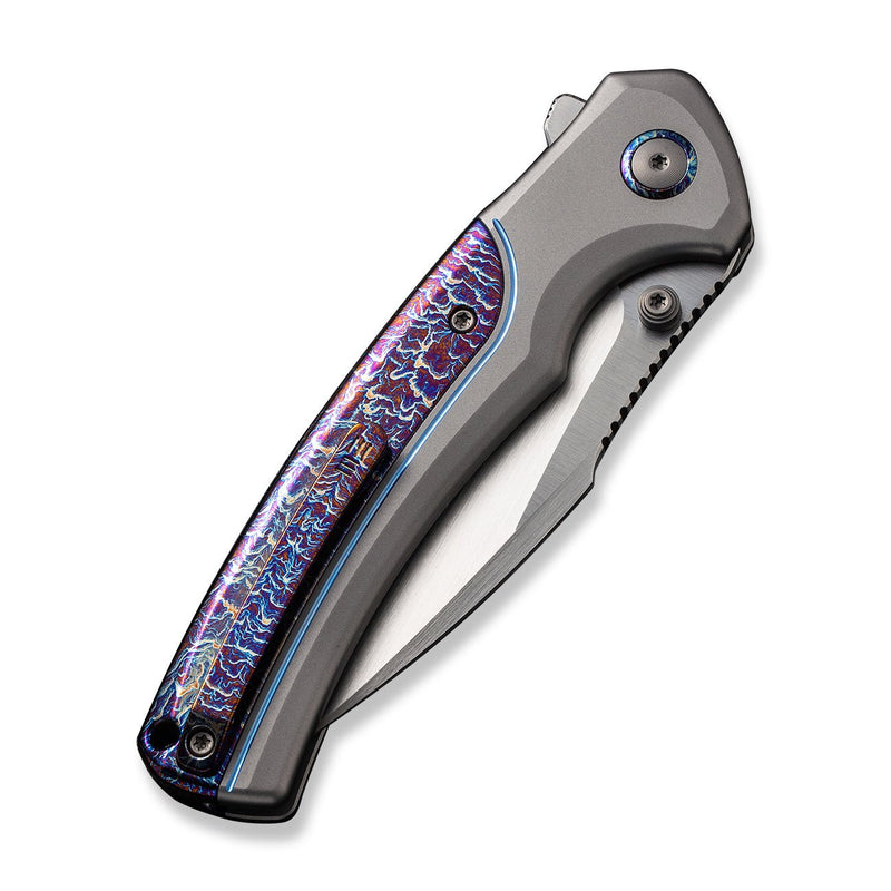 Klassiker von 2024 WEKNIFE Ziffius Lock Button 20CV CPM Knife – We Knife Handle Titanium