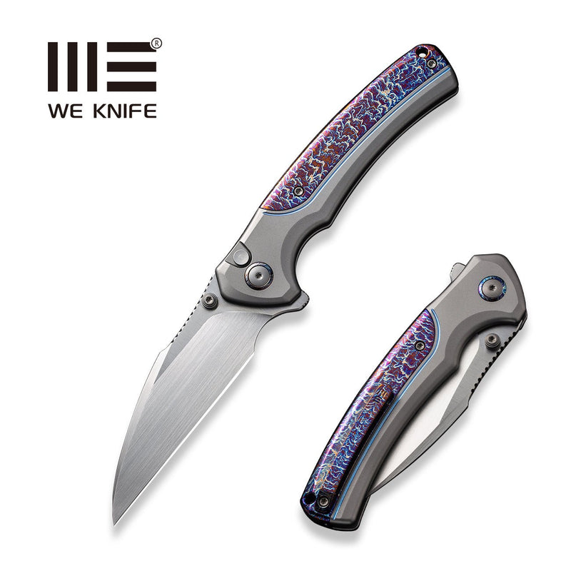 WEKNIFE Ziffius Button Lock Knife Titanium Handle CPM 20CV – We Knife